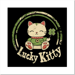 Lucky Kitty Posters and Art